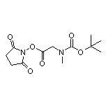 2,5-Dioxo-1-pyrrolidinyl 2-[Boc(methyl)amino]acetate