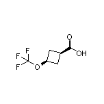 cis-3-(Trifluoromethoxy)cyclobutanecarboxylic Acid