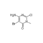 6-Amino-5-bromo-2-chloro-3-methylpyrimidin-4(3H)-one