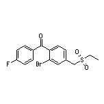 [2-Bromo-4-[(ethylsulfonyl)methyl]phenyl](4-fluorophenyl)methanone