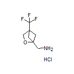 4-(Trifluoromethyl)-2-oxabicyclo[2.1.1]hexane-1-methanamine Hydrochloride