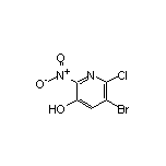 5-Bromo-6-chloro-2-nitropyridin-3-ol