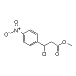 Methyl 3-Chloro-3-(4-nitrophenyl)propanoate