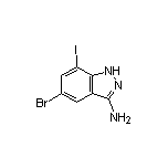 3-Amino-5-bromo-7-iodo-1H-indazole