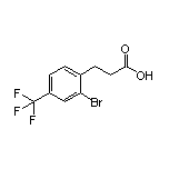 3-[2-Bromo-4-(trifluoromethyl)phenyl]propanoic Acid