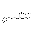 1-[3-(1-Imidazolyl)propyl]-3-(2,4-difluorophenyl)thiourea