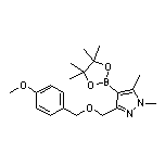 3-[[(4-Methoxybenzyl)oxy]methyl]-1,5-dimethyl-1H-pyrazole-4-boronic Acid Pinacol Ester