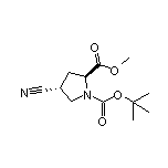 Methyl (2S,4R)-1-Boc-4-cyanopyrrolidine-2-carboxylate