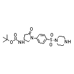 (R)-4-(Boc-amino)-1-[4-(1-piperazinylsulfonyl)phenyl]pyrrolidin-2-one