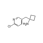 1-[(6-Chloro-3-pyridyl)methyl]cyclobutanamine