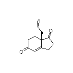 (R)-7a-Allyl-2,3,7,7a-tetrahydro-1H-indene-1,5(6H)-dione