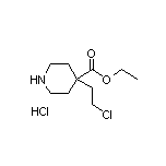 Ethyl 4-(2-Chloroethyl)piperidine-4-carboxylate Hydrochloride