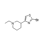 2-Bromo-4-(1-ethyl-3-piperidyl)thiazole