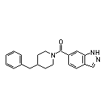 (4-Benzyl-1-piperidyl)(6-indazolyl)methanone