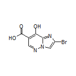 2-Bromo-8-hydroxyimidazo[1,2-b]pyridazine-7-carboxylic Acid