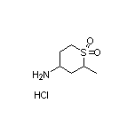 4-Amino-2-methyltetrahydro-2H-thiopyran 1,1-Dioxide Hydrochloride