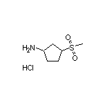 3-(Methylsulfonyl)cyclopentanamine Hydrochloride