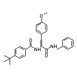 N-[3-(Benzylamino)-1-(4-methoxyphenyl)-3-oxo-1-propen-2-yl]-4-(tert-butyl)benzamide