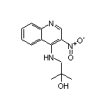 2-Methyl-1-[(3-nitro-4-quinolyl)amino]-2-propanol