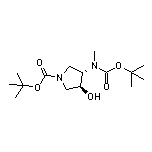 (3S,4S)-1-Boc-4-[Boc(methyl)amino]pyrrolidin-3-ol