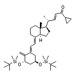 (R,E)-4-[(1R,3aS,7aR,E)-4-[(E)-2-[(3S,5R)-3,5-Bis[(tert-butyldimethylsilyl)oxy]-2-methylenecyclohexylidene]ethylidene]-7a-methyloctahydro-1-indenyl]-1-cyclopropyl-2-penten-1-one