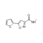 N-Methyl-5-(2-thienyl)isoxazole-3-carboxamide