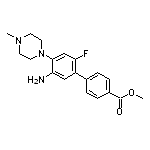 Methyl 5’-Amino-2’-fluoro-4’-(4-methyl-1-piperazinyl)biphenyl-4-carboxylate