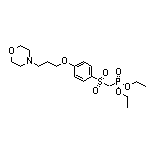 Diethyl [[[4-(3-Morpholinopropoxy)phenyl]sulfonyl]methyl]phosphonate