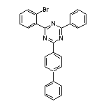 2-(4-Biphenylyl)-4-(2-bromophenyl)-6-phenyl-1,3,5-triazine