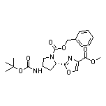 Methyl 2-[(2S,4S)-1-Cbz-4-(Boc-amino)-2-pyrrolidinyl]oxazole-4-carboxylate