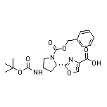 2-[(2S,4S)-1-Cbz-4-(Boc-amino)-2-pyrrolidinyl]oxazole-4-carboxylic Acid