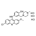 4-[(6-Chloro-2-methoxy-9-acridinyl)amino]-2-[(4-methyl-1-piperazinyl)methyl]phenol Trihydrochloride