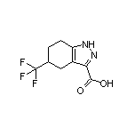 5-(Trifluoromethyl)-4,5,6,7-tetrahydro-1H-indazole-3-carboxylic Acid