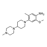 2-Methoxy-5-methyl-4-[4-(4-methyl-1-piperazinyl)-1-piperidyl]aniline