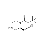 (S)-2-(1-Boc-2-piperazinyl)acetonitrile