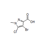 4-Bromo-5-chloro-1-methyl-1H-pyrazole-3-carboxylic Acid