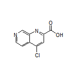 4-Chloro-1,7-naphthyridine-2-carboxylic Acid