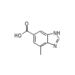 4-Methyl-1H-benzo[d]imidazole-6-carboxylic Acid