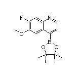 7-Fluoro-6-methoxyquinoline-4-boronic Acid Pinacol Ester