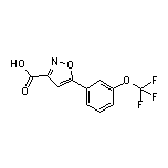 5-[3-(Trifluoromethoxy)phenyl]isoxazole-3-carboxylic Acid