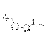 Ethyl 5-[3-(Trifluoromethoxy)phenyl]isoxazole-3-carboxylate