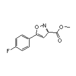 Methyl 5-(4-Fluorophenyl)isoxazole-3-carboxylate