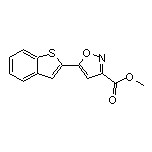 Methyl 5-(2-Benzothienyl)isoxazole-3-carboxylate