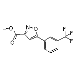 Methyl 5-[3-(Trifluoromethyl)phenyl]isoxazole-3-carboxylate