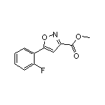 Methyl 5-(2-Fluorophenyl)isoxazole-3-carboxylate