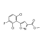 Methyl 5-(2,6-Dichloro-3-fluorophenyl)isoxazole-3-carboxylate