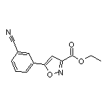 Ethyl 5-(3-Cyanophenyl)isoxazole-3-carboxylate