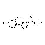 Ethyl 5-(4-Fluoro-2-methoxyphenyl)isoxazole-3-carboxylate