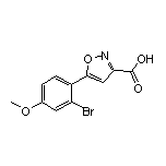 5-(2-Bromo-4-methoxyphenyl)isoxazole-3-carboxylic Acid