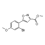 Methyl 5-(2-Bromo-4-methoxyphenyl)isoxazole-3-carboxylate